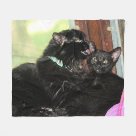 Bath-tijd Fleece Deken (Voorkant (Horizontaal))