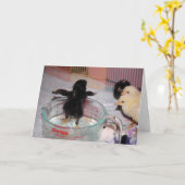 Bath-tijd Kaart (Gele Bloem)