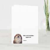 Bath Time Birthday Card Kaart (Achterkant)