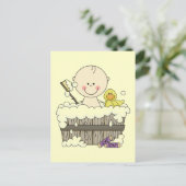 Bath Time Boy Tshirts and Gifts Briefkaart (Staand voorkant)