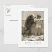 Bath Time Briefkaart (Voorkant / Achterkant)