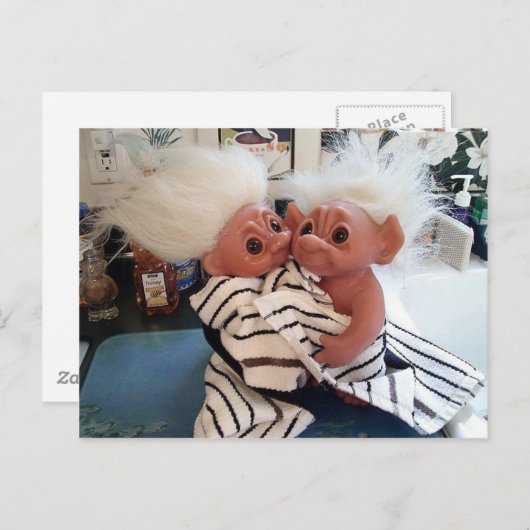 Bath Time Briefkaart (Voorkant / Achterkant)