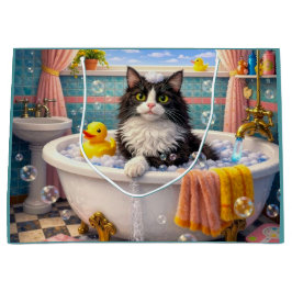 Bath Time , Cat  Groot Cadeauzakje
