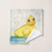 Bath Time Ducky Bad Handdoek (Wasdoekje)