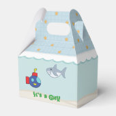Bath Time Fancy Baby shower Favor Box Bedankdoosjes (Achterkant)