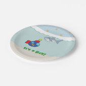 Bath Time Fancy Baby shower papier Borden Papieren Bordje (Gekanteld)