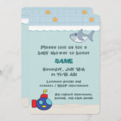 Bath Time Fancy Baby shower Uitnodiging (Voorkant / Achterkant)