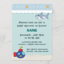 Bath Time Fancy Baby shower Uitnodiging