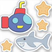 Bath Time Fancy Contour Sticker (Voorkant)