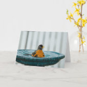 Bath Time Fun Kaart (Gele Bloem)