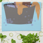 Bath Time Puppy Theedoek (Gevouwen)