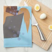 Bath Time Puppy Theedoek (Quarter Fold)