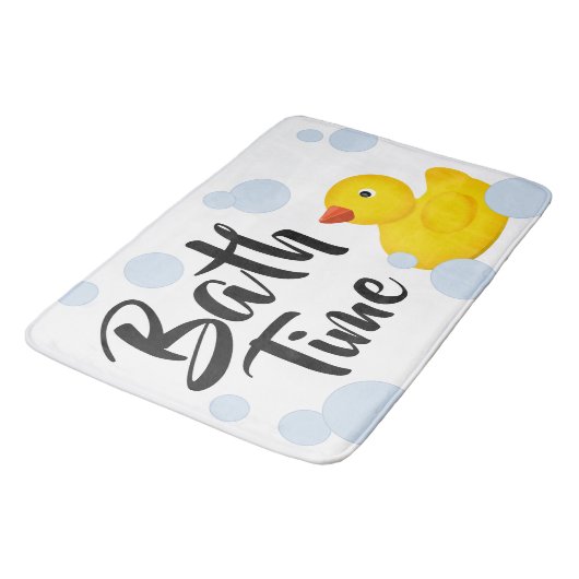 Bath Time Rubber Ducky Bath Mat (Gekanteld)