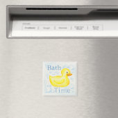Bath Time Rubber Ducky magnet (Insitu (Vaatwasser))