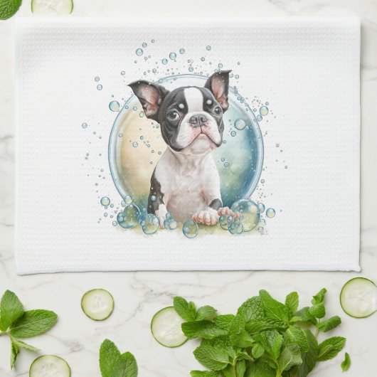 Bath Time Theedoek (Gevouwen)