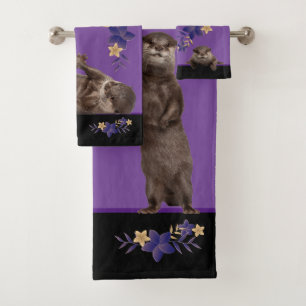 Bath Time Weasels - Schattigee otters Bad Handdoek