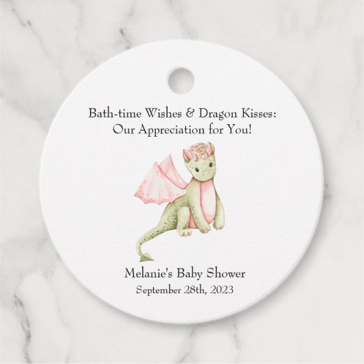 Bath-Time Wensen en Dragon Kisses Labels (Voorkant)