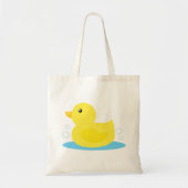 Bath Time Yellow Duck Tote Bag (Voorkant)