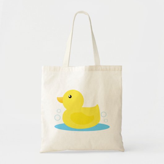 Bath Time Yellow Duck Tote Bag (Voorkant)