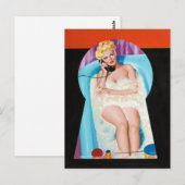 Bath-toetsenblok omhoog briefkaart (Voorkant / Achterkant)