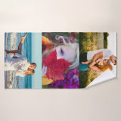 Bath Towel 3 Photo Template Badhanddoek (Badhanddoek)