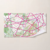 Bath Towel - Orienteering flag Bad Handdoek (Handdoek)