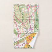 Bath Towel - Orienteering flag Bad Handdoek (Handdoek)