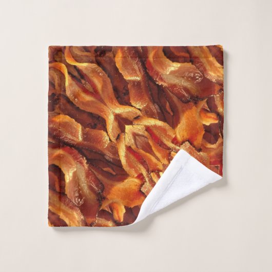 Bath Towel Set - Bacon Bad Handdoek (Wasdoekje)