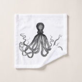 Bath Towel Set Octopus Bad Handdoek (Wasdoekje)