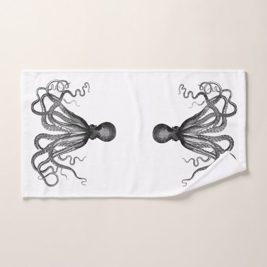 Bath Towel Set Octopus Bad Handdoek (Handdoek)