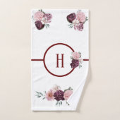 Bath Towel Set Peonies uit de tuin Bad Handdoek (Handdoek)