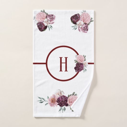 Bath Towel Set Peonies uit de tuin Bad Handdoek (Handdoek)