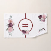 Bath Towel Set Peonies uit de tuin Bad Handdoek (Handdoek)