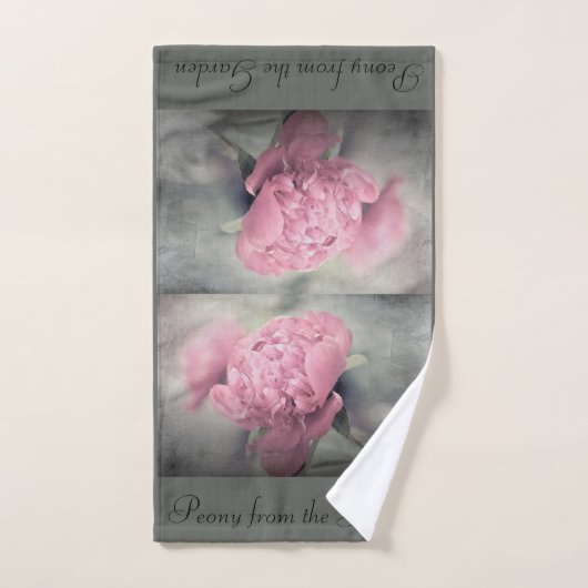 Bath Towel set Peony from the Garden Bad Handdoek (Handdoek)