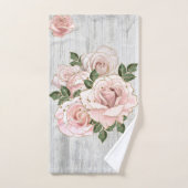 Bath Towel Set Rustic Blush Rozen en Glitter Bad Handdoek (Handdoek)