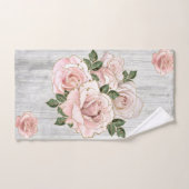 Bath Towel Set Rustic Blush Rozen en Glitter Bad Handdoek (Handdoek)