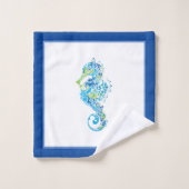 Bath Towel set Seaside Royal Multi Color Bad Handdoek (Wasdoekje)