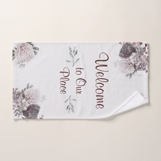 Bath Towel Set Welkom, onze plaats Bad Handdoek (Handdoek)