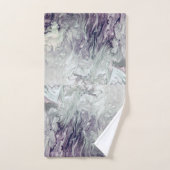 Bath Towel SetPurple en Grey Swirl Home Decor Bad Handdoek (Handdoek)