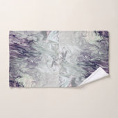Bath Towel SetPurple en Grey Swirl Home Decor Bad Handdoek (Handdoek)