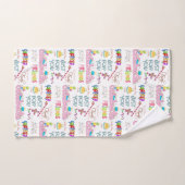 Bath Towel sets, Happy Birthday Friends Family Bad Handdoek (Handdoek)