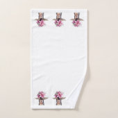 Bath Towel stelde Lily in het geit Bad Handdoek (Handdoek)