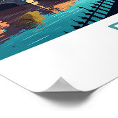 Bath Travel Print Wall Art Bath Wall Hanging Home  (Hoek)