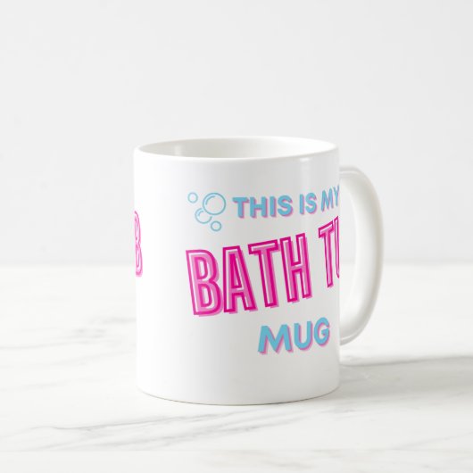 Bath Tub Mok / Dit is My Bath Tub Mok / Cadeaubon  (Voorkant rechts)