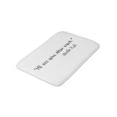 "Bath Tub Quote" Bath Mat (Gekanteld)