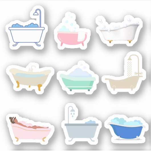 Bath Tub Stickers (Voorkant)
