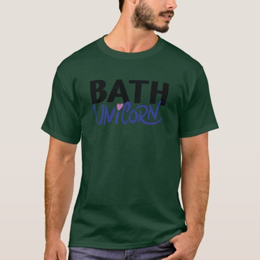 Bath Unicorn Maine heeft me opgevoed 1 T-shirt (Voorkant)