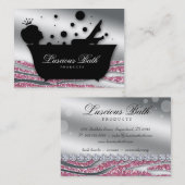 Bath Visitekaartje Nail Salon Bubbles Pedicure (Voorkant / Achterkant)