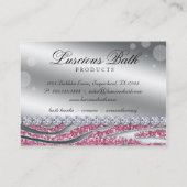 Bath Visitekaartje Nail Salon Bubbles Pedicure (Achterkant)