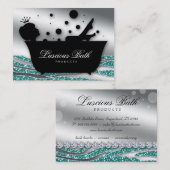 Bath Visitekaartje Nail Salon Bubbles Pedicure (Voorkant / Achterkant)